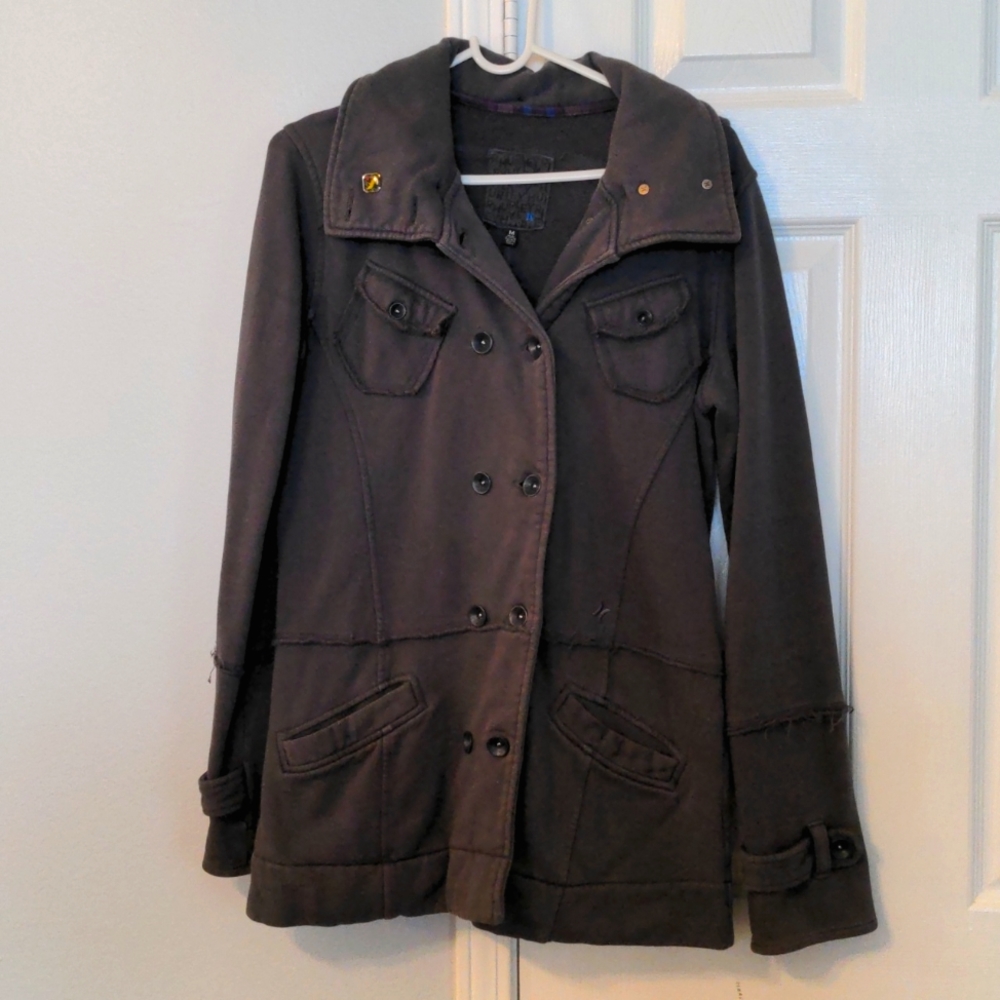 Hurley Sweater Jacket Grey Size M